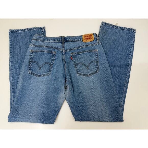 Levis Womens Jeans Size 10 Mis L 515 Nouveau Bootcut Denim Jeans - Picture 7 of 12